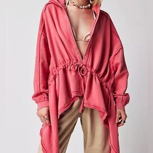 We The Free/ Free People Emilia hooded cardigan. rare size XL